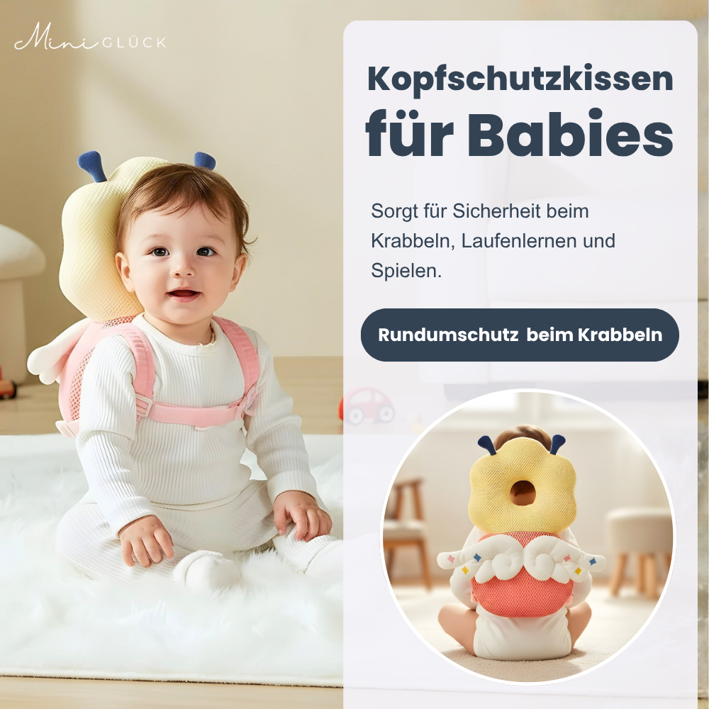 Baby-Kopfschutzkissen – Sicher krabbeln, frei entdecken