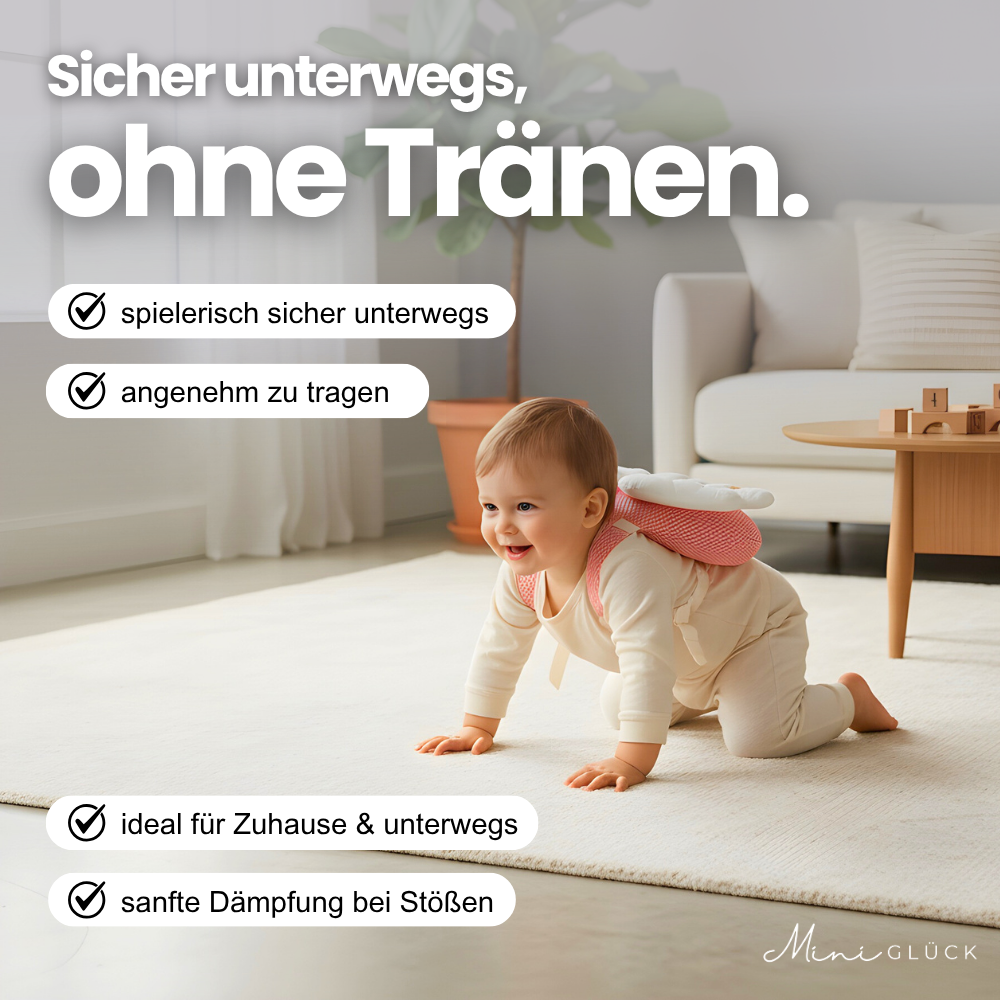 Baby-Kopfschutzkissen – Sicher krabbeln, frei entdecken