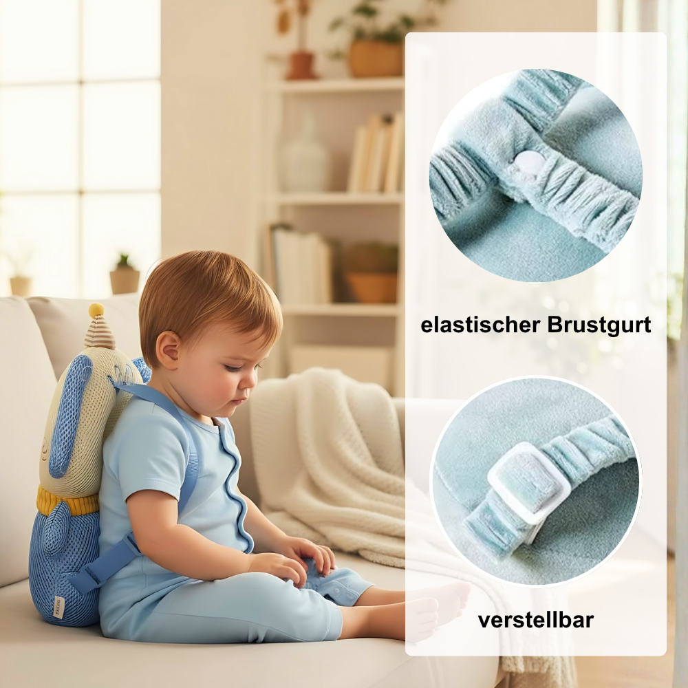 Baby-Kopfschutzkissen – Sicher krabbeln, frei entdecken