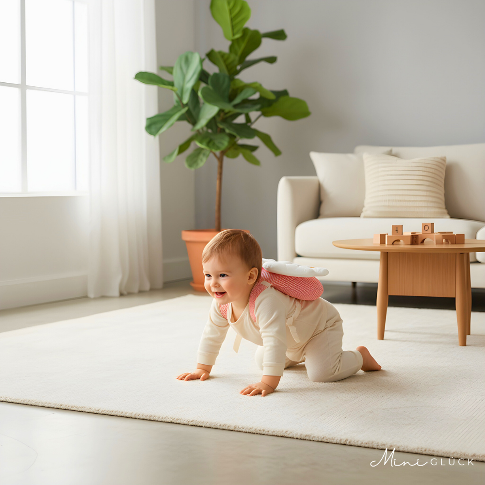 Baby-Kopfschutzkissen – Sicher krabbeln, frei entdecken