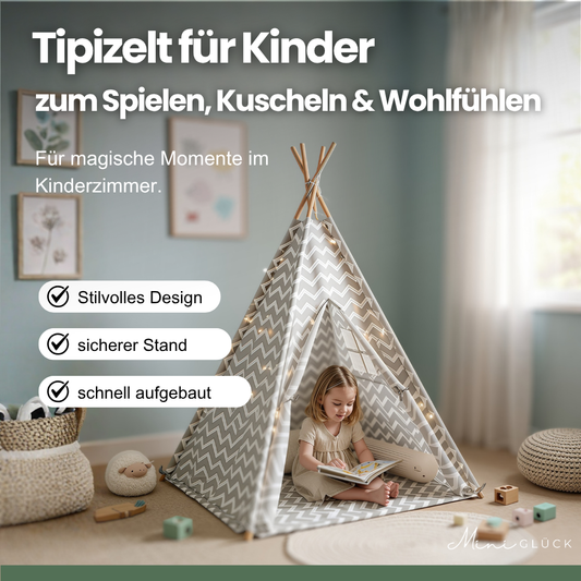 Tipizelt für Kinder – Spiel, Spaß & Geborgenheit in einem